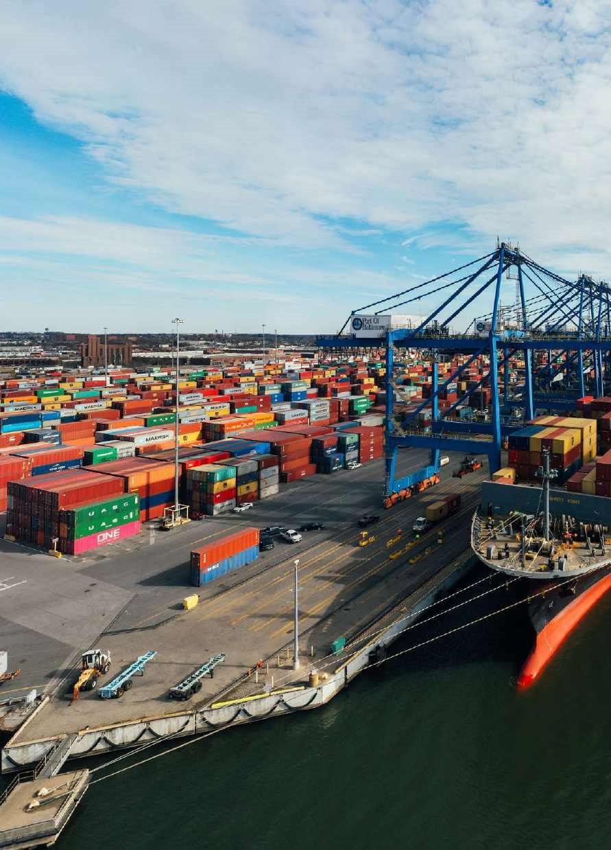 Port operations with gantry cranes